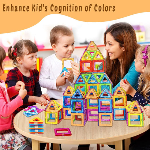 Magnetic Tiles for 3-8+ Year Old Boys Girls, Upgrade Magnetic Building Blocks Set Educational STEM Toys (40PCS)