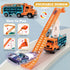 3-5 4-8,Foldable Sets 2.8-Ft 6 3 4 5 6 7 8+ Toddler Car Truck Toys,Car Carrier Truck Toy for Kids Age Car Track