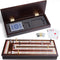 BIVOMON Wooden Cribbage Board Game Set with Large Storage Area, 3 Track