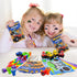 72 Cinrobiye Pcs Monster Truck Party Favors Bulk, Truck Car Coloring Books with Crayons Stickers Stampers Goodie Bag