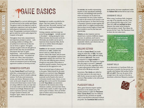 Modiphius Entertainment: County Road Z Core Rulebook - Hardcover RPG Book for Rural Survival in The Zombie Apocalypse