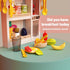 Kids Kitchen Play Set - Interactive 50Pcs Pretend Kitchen Toys with Realistic Sound Effects, Suitable for Ages 2-12