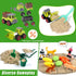 2.2lbs 31pcs 3 4 5 6 7 8 Aliex Farm Sensory Bin, Farm Sensory Kits Toy with Play Sand, Animals Trucks Creativity Magic