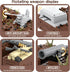 WW2 Set(1351PCS).Including Pillboxes. Military Forts Trench Bases Building Blocks Construct Trench Systems, Bunkers