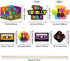 24 Pieces 80's Retro Decorations, 1980's Centerpiece Sticks for Baby Shower or Birthday Party