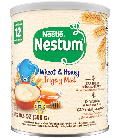 Nestle 10.6 oz (Pack 2) Nestum Cereal, Wheat and Honey
