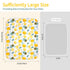 2Pcs 3Layers 24''x30'' Diaper Changing Pads for Baby, Lemon Change Mat, Waterproof Change Pad Foldable Absorbent Mats
