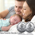 Vichona Mummy New Dad Mom Gifts Funny Decision Making Coin, New Baby Gift for Parent Daddy Pregnancy Women First Time