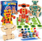 Mocoosy Wooden Robot Painting Art and Craft Kit for Kids Ages 3-5,