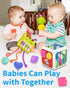 Montessori Toys for 1 Year Old Girls Boys, Baby Sorter Activity Cube, 7-in-1 Developmental Learning Toys