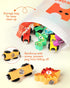 Helsort Set, Counting 3-5 Wooden Dinosaur Train Magnetic Dinosaur Toys and Number Train for Toddlers, Educational