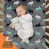 Dear Baby Gear Premium Car Seat Baby Blanket - Soft Swaddle Blanket for Boys and Girls, Moose Design