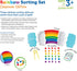 Learning Resources Rainbow Sorting Set - Classroom Edition, 144 Pieces, Ages 3+, Fine Motor Skills, Teacher Supplies