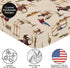 Sweet Jojo Designs Fitted Baby Crib Sheets, Western Cowboy, Standard Size, Boys, Infant Nursery