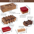 Oppaxf 6 Pack 3D Puzzle Box Wooden Secret Puzzle Box with Hidden Compartment Brain Teaser Magic Drawers Secret Magic