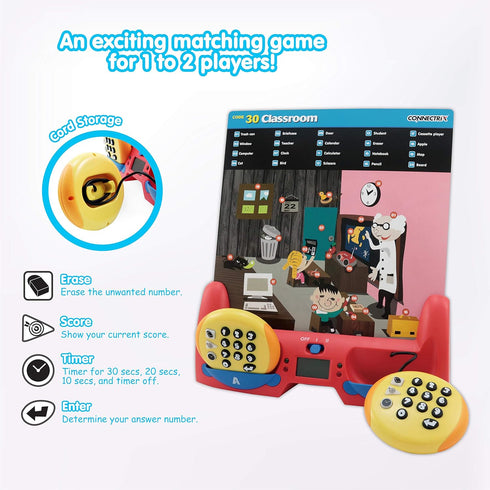 BEST LEARNING Connectrix - Educational Matching Game for Kids Ages 6+, 1 to 2 Players, Birthday Gift for Boys and Girls