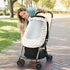Muslin Cotton Car Seat Cover Baby, Universal Fit Carseat Cover for Baby, Infant Car Seat Cover with Mesh Peep Window