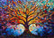 PICKFORU Stained Glass Puzzle Tree of Life for Adults 1000 Pieces, Colorful Mosaic Jigsaw Puzzle
