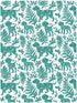 miaozhen 1 Pack 52x28 Cotton Baby Crib Sheets Soft Stretchy Vector Illustration Handdrawn Dog Cyan Unisex Child Crib