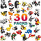 NIEXEBUJO 30 Pack Animal Building Blocks (758 PCS) - Bulk Party Favors -