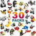NIEXEBUJO 30 Pack Animal Building Blocks (758 PCS) - Bulk Party Favors -