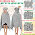 0-5 28 47 Inch Color,2 Xtinmee Toddler Bath Towels Hooded for Kid Year x Absorbent Baby Hooded Towel with Bear Ears