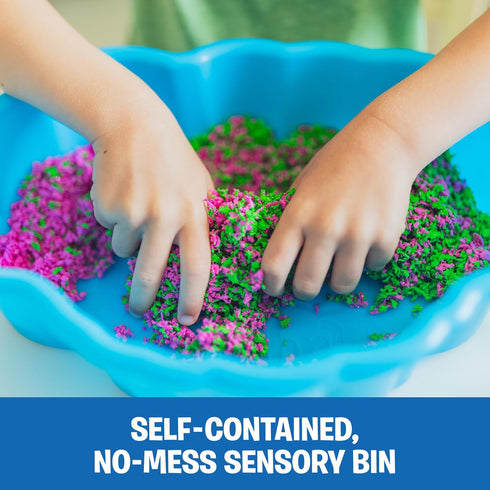 Set, 3+ Educational Insights Pluffle(R) Sensory Station - Sensory Bin Foam No Mess Alternative to Sand Toys & Slime