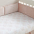 100% Levtex Baby - Heritage Crib Fitted Sheet - Fits Standard Crib and Toddler Mattress - Floral - Blush and White