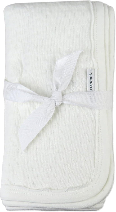 3-Pack HonestBaby Matelasse Burp Cloth