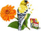 Madd Capp Puzzles - I AM Goldfinch - 300 Pieces - Multi Animal Shaped Jigsaw Puzzle