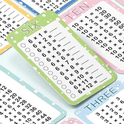 0-12, Flashcards,13 2 2 1st 3rd Slapaflife Multiplication Flash Cards Times Table Pcs Flash Cards with Dry Erase