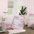 Carter's Floral Elephant Crib Sheet in White and Multi-Color - Super Soft