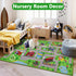 5' 2.7' Capslpad Kids Rug Educational Play Rug x Traffic Road Kids Play Car Mat Large Learning Play Game Area Rug Kids