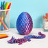 YTRXYLKL 3D Printed Dragon with Surprise Egg,Surprise Dinosaur Eggs Fidget Toys for Kids, Birthdays, Halloween