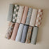 Set 3 mushie Water Repellent Changing Pad Liners | Made with Organic Cotton | of (Blue Combo)