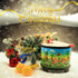 8-inch 2 Crafteem Floor Tom Drum for Kids Percussion Instrument Music Drum with Mallets and Color Maracas for Baby