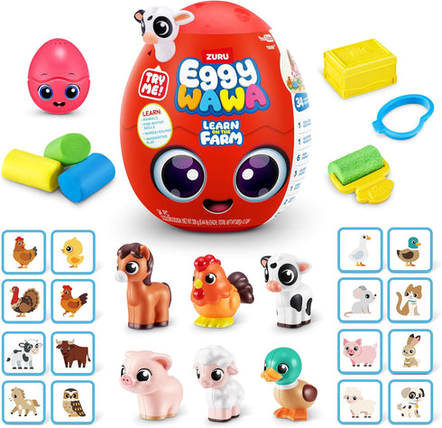 Eggy Wawa Learn on The Farm by ZURU, Pre-K Interactive Baby and Toddler Learning