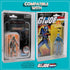 MALKO 6 Pack Protector Display Case for 3.75 Inch Action Figures - Compatible with Star Wars, Marvel, G.I. Joe