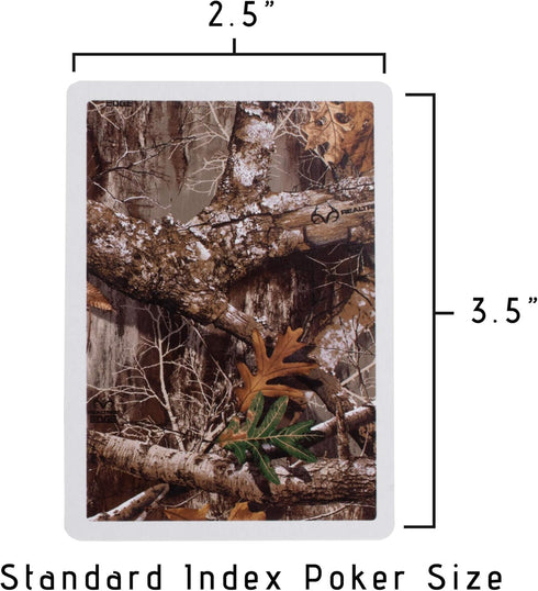 Realtree Camouflage Playing Card Deck - Brybelly Premium Woodland Standard Poker Size Camo