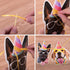 Duufin 15 Pieces Dog Faces Claws Party Banner Set, Birthday Portrait Banner for Dogs Theme Party Decoration