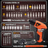 JOY TOWN Set JoyTown Kids Real Power Drill Electric Cordless Drill Tool Kit for Children with Interchangeable Bits