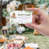 skuhyyg 25 Woodland Baby Shower Invitations with EnvelopesWoodland Diaper Raffle Tickets & Book Request Cards, Woodland