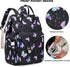 Mimfutu Backpack Butterfly Diaper Bag for Baby Girls Boys, Large Capacity Multifunction Waterproof Maternity Mom Nappy