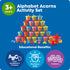 Set Learning Resources Alphabet Acorns Activity - ABC Puzzle, Preschool Learning Activities, Speech Therapy Materials