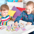 8s,Memory 4-8, 6 Kids Card Games, Go Fish,Old Maid,Crazy Match,Slap Jack,War, Cards Game for Kids Fun Game for Family