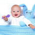 HAILI Baby Teething Toys, BPA Free Silicone Molar Teether for 0-6 Months, Hammer Wrench Shape, Blue Baby Boy Toy