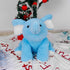 Weighted Elephant Stuffed Animals, 5lbs 27" Blue Plush Hugging Pillow, Soft & Cuddly Toy