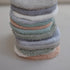 mushie Baby Bath Mitt, Organic Cotton, Pack of 2 in Baby Blue