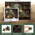 BUAHA 1000 Magic Books Train Puzzles for Adults Pieces Nature Pretty Library Art Fantasy Bookshelf Landscape Jigsaw
