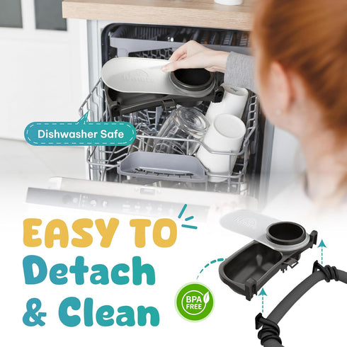 2 1 Universal Stroller Snack Tray with Cup Holder in - Stroller Tray Attachment for Baby & Toddler - Baby Stroller